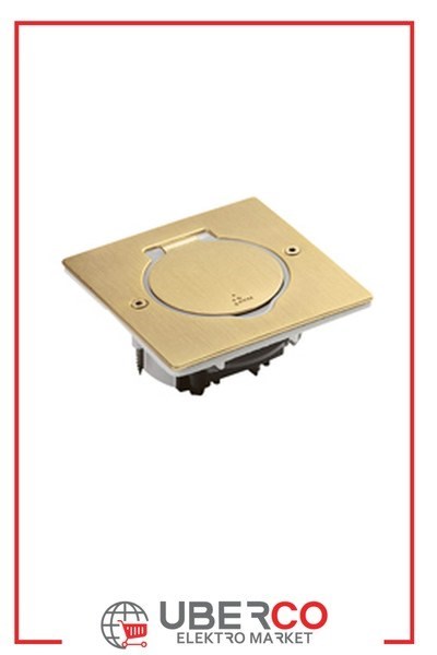 LEGRAND 089710Legrand Bronz IP44 IK08 korumalı donatılabilir tekli kare döşeme priziLegrand Tekli, kare{ubercoelektromarket}