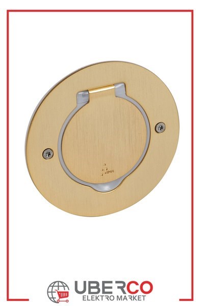LEGRAND 089711Legrand Bronz IP44 IK08 korumalı donatılabilir tekli yuvarlak döşeme priziLegrand Tekli, yuvarlak{ubercoelektromarket}