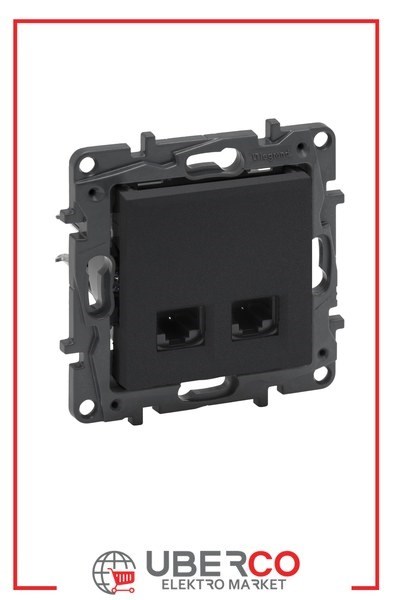 LEGRAND 768340Legrand Telefon ve Data Prizleri - 2xRJ45 priz, Cat6 UTP - FümeLegrand Telefon ve Data Prizleri - 2xRJ45 priz, Cat6 UTP{ubercoelektromarket}