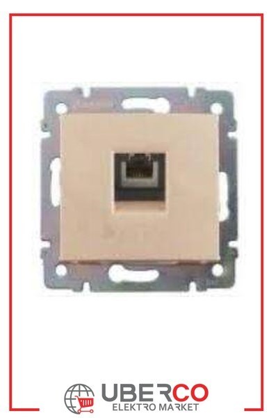 LEGRAND 774338Legrand Telefon ve Data Prizleri - RJ11 - 4 kontak, 1 çıkış - BejLegrand Telefon ve Data Prizleri - RJ11 - 4 kontak, 1 çıkış{ubercoelektromarket}