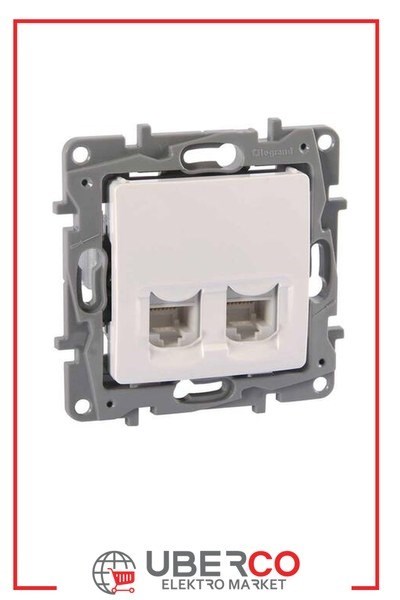 LEGRAND 767137Legrand Telefon ve Data Prizleri - RJ11 + RJ 45 priz, Cat 5e UTP - BeyazLegrand Telefon ve Data Prizleri - RJ11 + RJ 45 priz, Cat{ubercoelektromarket}