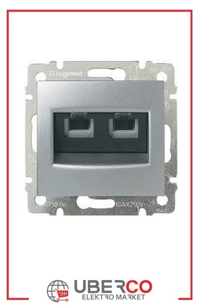 LEGRAND 770139Legrand Telefon ve Data Prizleri - RJ11 - 4 kontak, 2 çıkışLegrand Telefon ve Data Prizleri - RJ11 - 4 kontak, 2 çıkış{ubercoelektromarket}