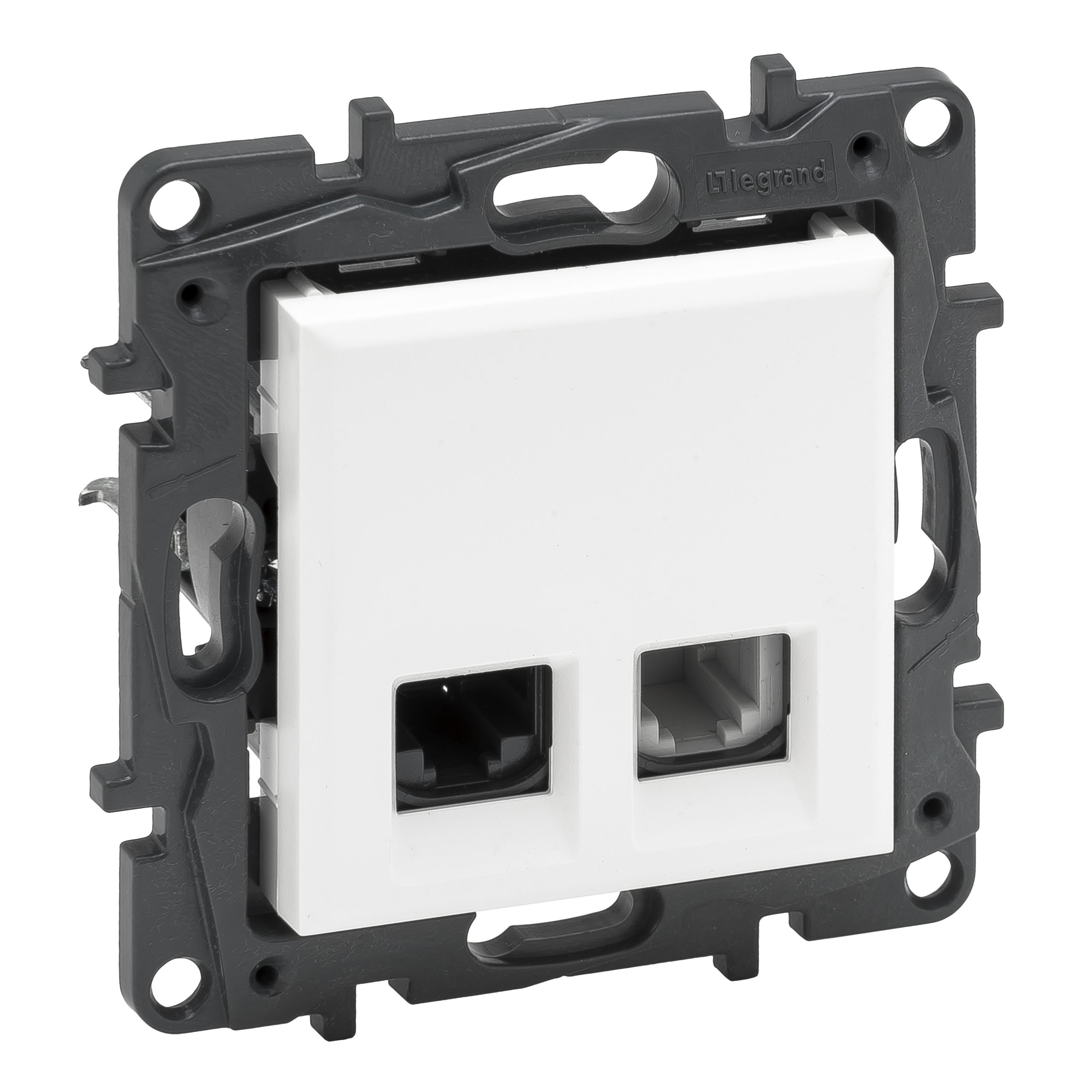 LEGRAND 768137Legrand Telefon ve Data Prizleri - RJ11 + RJ45 priz, Cat5e UTP - BeyazLegrand Telefon ve Data Prizleri - RJ11 + RJ45 priz, Cat5e{ubercoelektromarket}