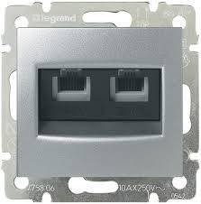 LEGRAND 770139Legrand Telefon ve Data Prizleri - RJ11 - 4 kontak, 2 çıkışLegrand Telefon ve Data Prizleri - RJ11 - 4 kontak, 2 çıkış{ubercoelektromarket}
