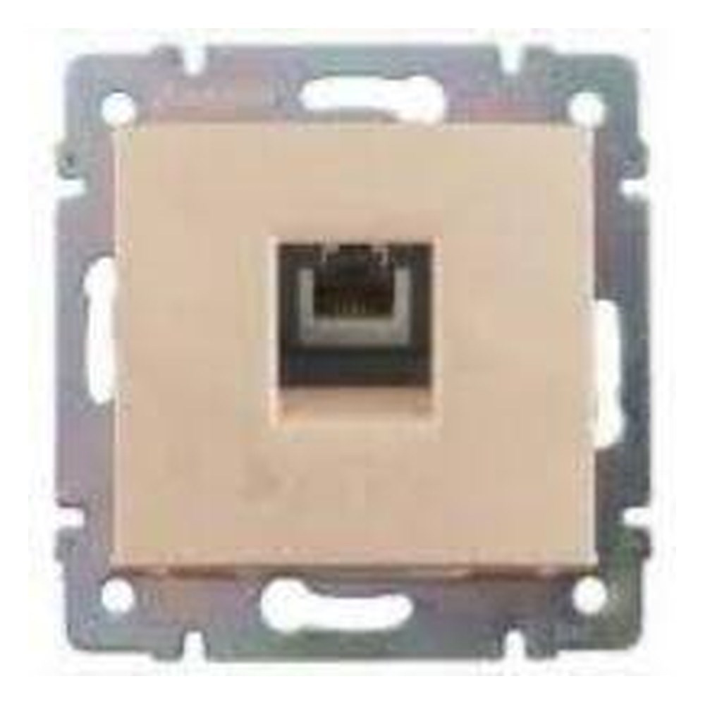 LEGRAND 774338Legrand Telefon ve Data Prizleri - RJ11 - 4 kontak, 1 çıkış - BejLegrand Telefon ve Data Prizleri - RJ11 - 4 kontak, 1 çıkış{ubercoelektromarket}