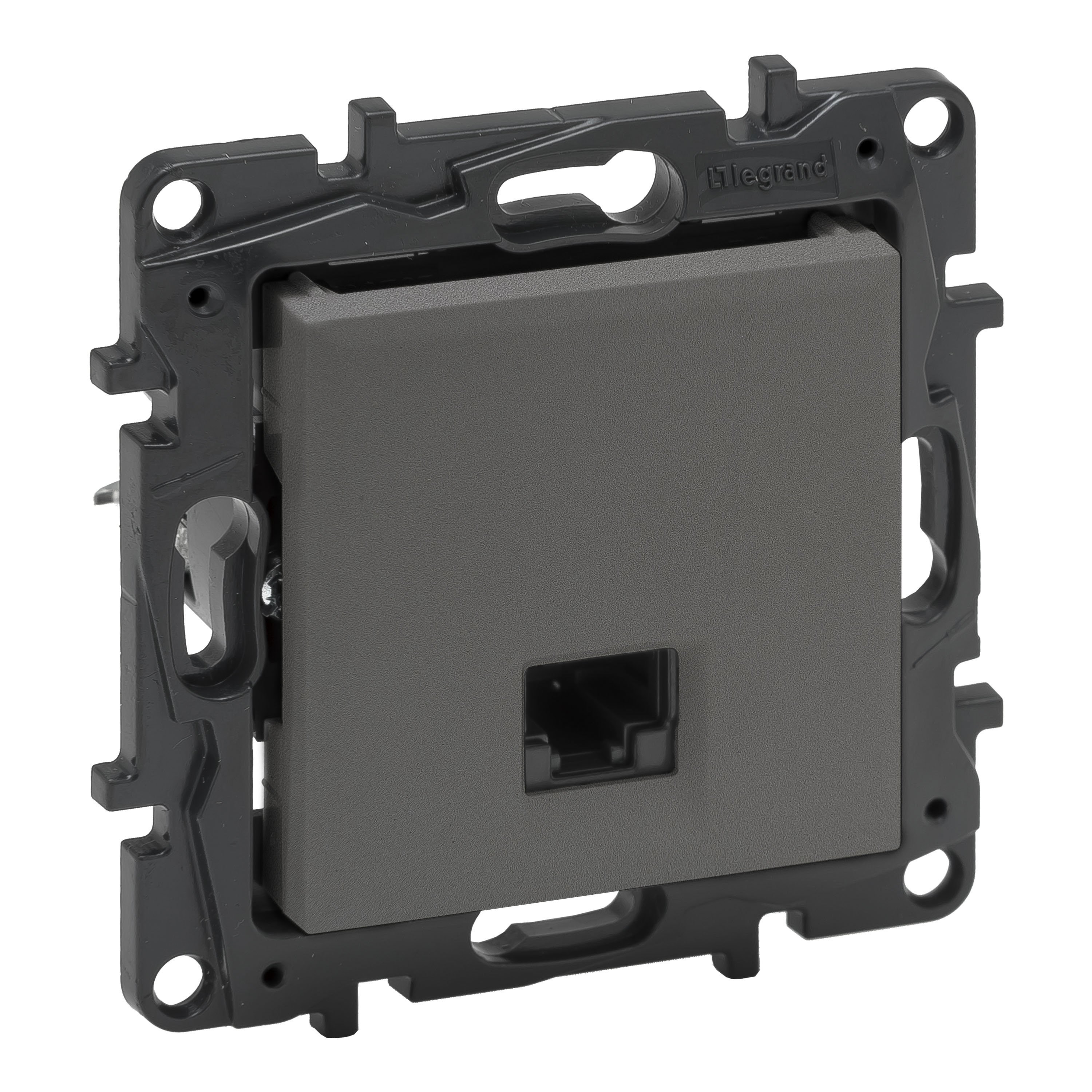 LEGRAND 768839Legrand Telefon ve Data Prizleri - RJ45 priz, Cat6 UTP - TitanyumLegrand Telefon ve Data Prizleri - RJ45 priz, Cat6 UTP{ubercoelektromarket}