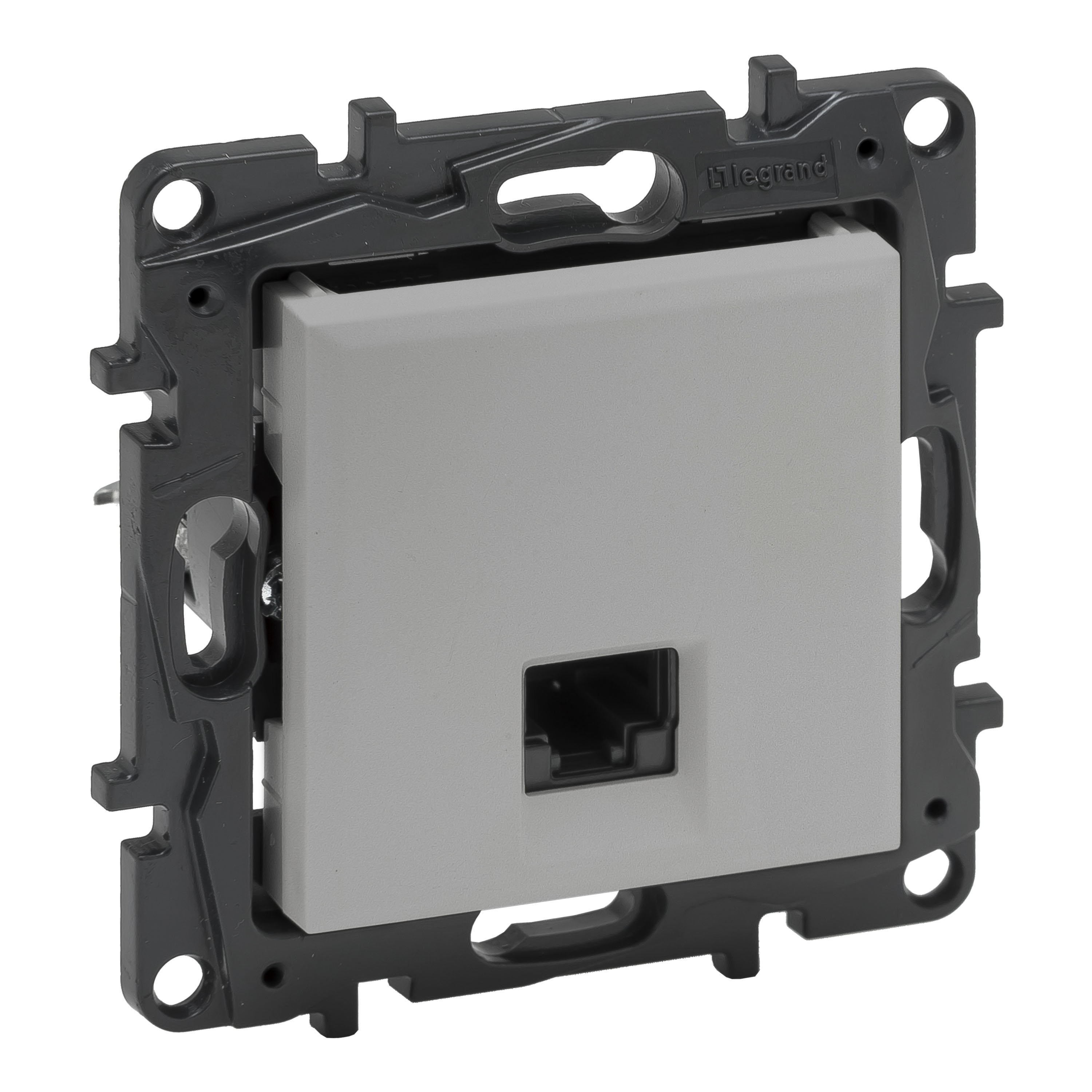 LEGRAND 768238Legrand Telefon ve Data Prizleri - RJ45 priz, Cat5 UTP - AlüminyumLegrand Telefon ve Data Prizleri - RJ45 priz, Cat5 UTP{ubercoelektromarket}