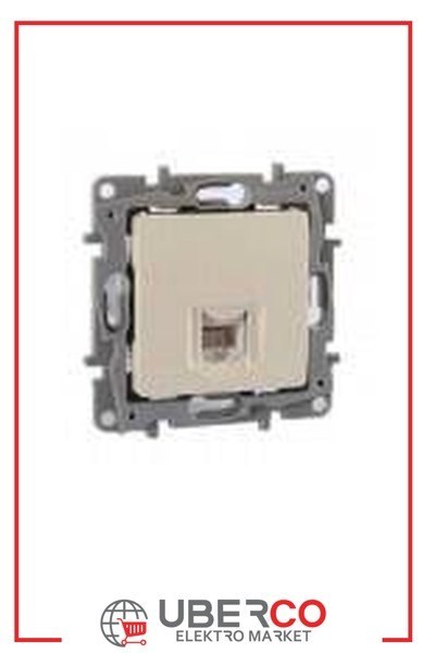 LEGRAND 767439Legrand Telefon ve Data Prizleri - RJ45 priz, Cat 6 UTP - BejLegrand Telefon ve Data Prizleri - RJ45 priz, Cat 6 UTP{ubercoelektromarket}
