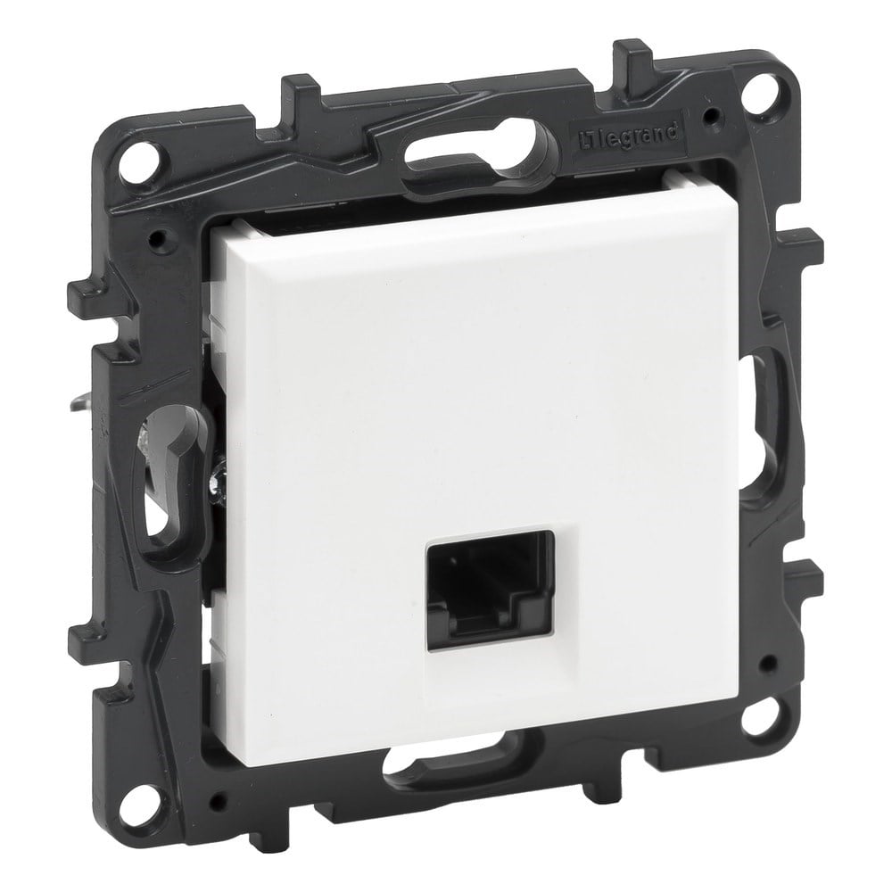 LEGRAND 768138Legrand Telefon ve Data Prizleri - RJ45 priz, Cat5e UTP - BeyazLegrand Telefon ve Data Prizleri - RJ45 priz, Cat5e UTP{ubercoelektromarket}