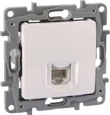 LEGRAND 767138Legrand Telefon ve Data Prizleri - RJ45 priz, Cat 5e UTP - BeyazLegrand Telefon ve Data Prizleri - RJ45 priz, Cat 5e UTP{ubercoelektromarket}