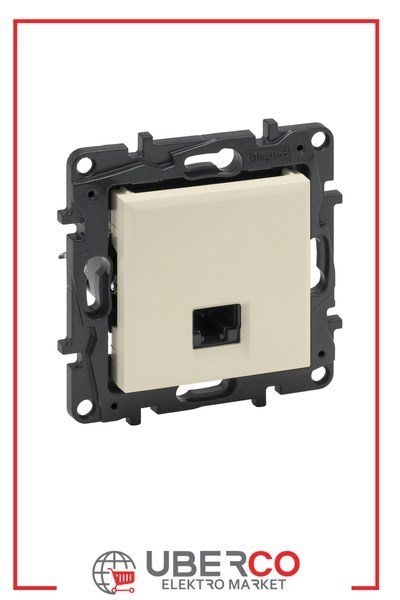 LEGRAND 768439Legrand Telefon ve Data Prizleri - RJ45 priz, Cat6 UTP - KremLegrand Telefon ve Data Prizleri - RJ45 priz, Cat6 UTP{ubercoelektromarket}