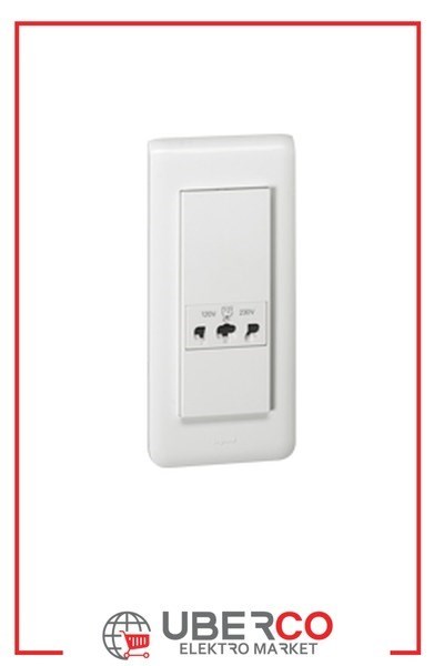 LEGRAND 077586Legrand Tıraş Prizi, 230V~, 20VA, 5M, BeyazLegrand Tıraş Prizi, 230V~, 20VA, 5M, Beyaz{ubercoelektromarket}