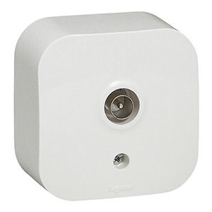 LEGRAND 782415Legrand Forix IP21 serisi sıva üstü beyaz sonlu TV priziLegrand TV priz - Beyaz{ubercoelektromarket}