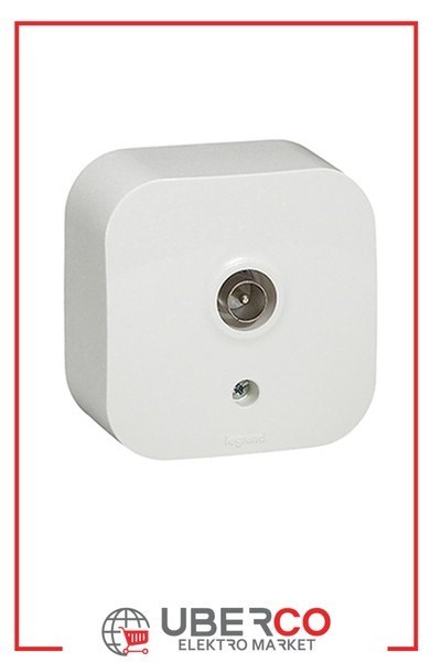 LEGRAND 782415Legrand Forix IP21 serisi sıva üstü beyaz sonlu TV priziLegrand TV priz - Beyaz{ubercoelektromarket}