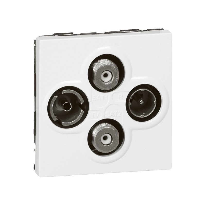 LEGRAND 078794Legrand TV-R-SAT-SAT Prizi, 2M, BeyazLegrand TV-R-SAT-SAT Prizi, 2M, Beyaz{ubercoelektromarket}