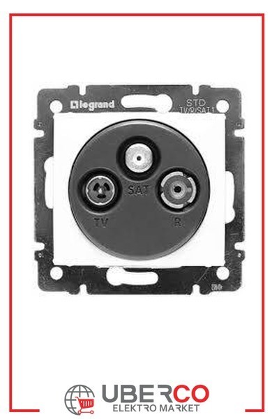 LEGRAND 774435Legrand TV-RD-SAT Prizleri - TV-RD-SAT prizi yıldız 1,5 dB - BeyazLegrand TV-RD-SAT Prizleri - TV-RD-SAT prizi yıldız 1,5 dB{ubercoelektromarket}
