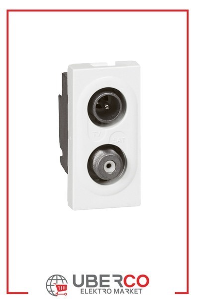 LEGRAND 078795Legrand TV-SAT Prizi, 1M, BeyazLegrand TV-SAT Prizi, 1M, Beyaz{ubercoelektromarket}