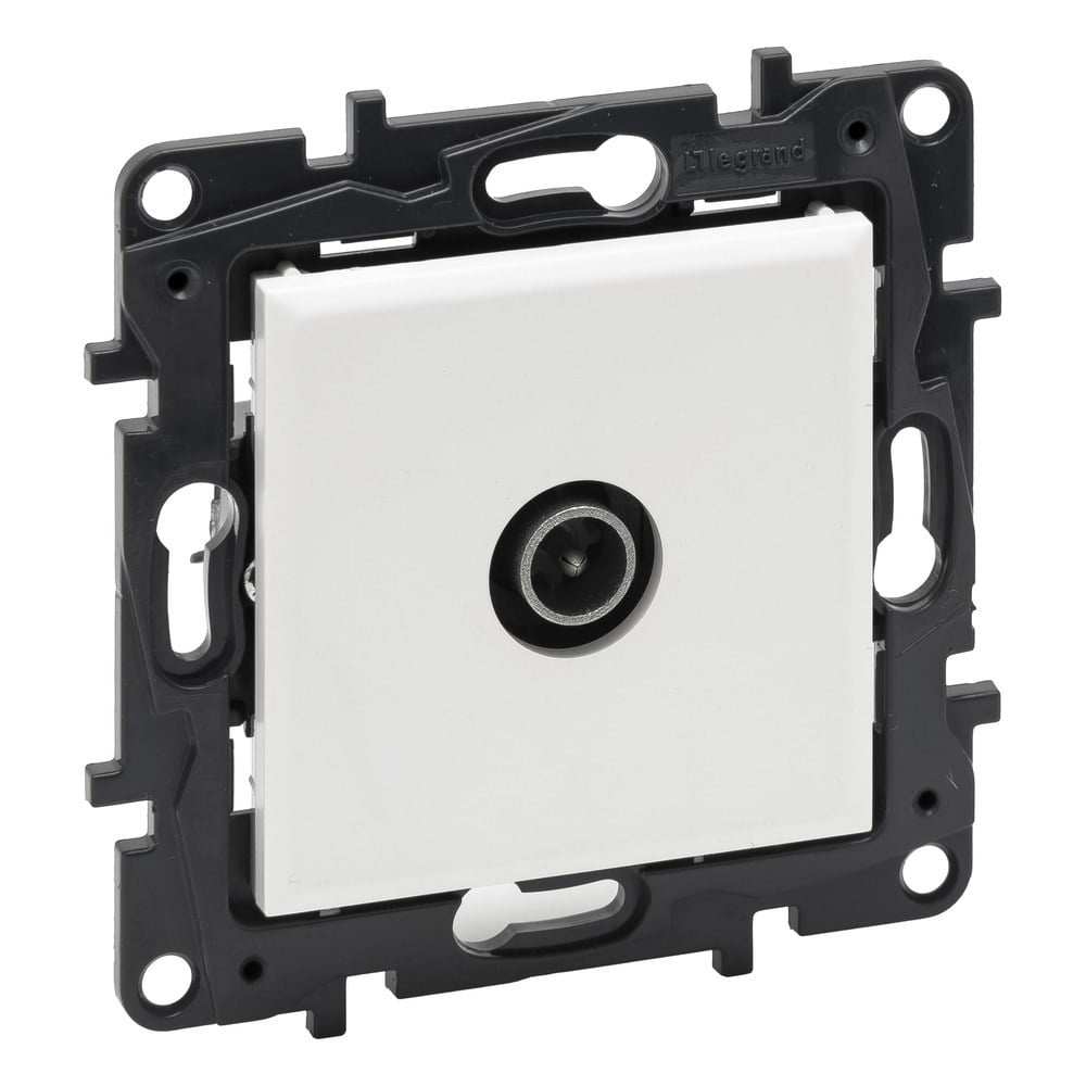 LEGRAND 768123Legrand TV ve TV/SAT Prizleri - TV prizi geçişli 15 dB - BeyazLegrand TV ve TV-SAT Prizleri - TV prizi geçişli 15 dB{ubercoelektromarket}