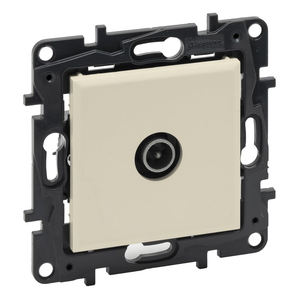 LEGRAND 768423Legrand TV ve TV/SAT Prizleri - TV prizi geçişli 15 dB - KremLegrand TV ve TV-SAT Prizleri - TV prizi geçişli 15 dB{ubercoelektromarket}