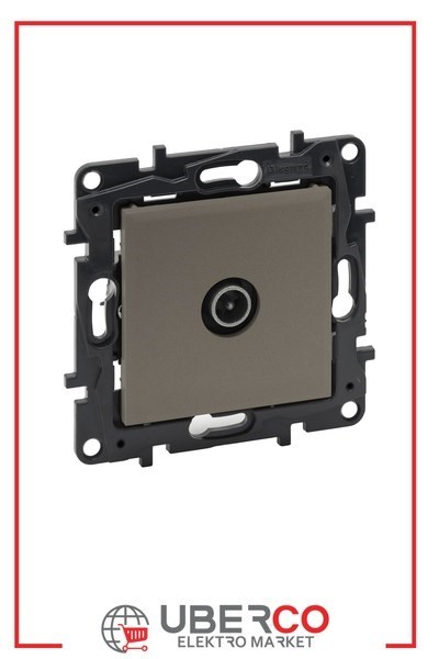 LEGRAND 768523Legrand TV ve TV/SAT Prizleri - TV prizi geçişli 15 dB - BronzLegrand TV ve TV-SAT Prizleri - TV prizi geçişli 15 dB{ubercoelektromarket}