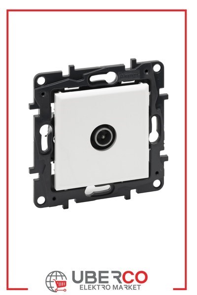 LEGRAND 768123Legrand TV ve TV/SAT Prizleri - TV prizi geçişli 15 dB - BeyazLegrand TV ve TV-SAT Prizleri - TV prizi geçişli 15 dB{ubercoelektromarket}
