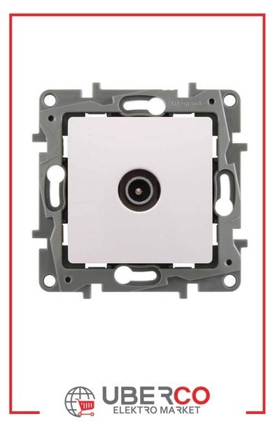 LEGRAND 767123Legrand TV ve TV/SAT Prizleri - TV prizi geçişli 14 dB - BeyazLegrand TV ve TV-SAT Prizleri - TV prizi geçişli 14 dB{ubercoelektromarket}