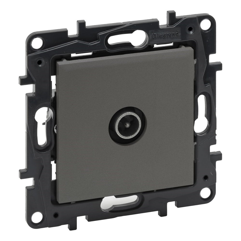 LEGRAND 768857Legrand TV ve TV/SAT Prizleri - TV prizi, yıldız, 1.5 dB - TitanyumLegrand TV ve TV-SAT Prizleri - TV prizi, yıldız, 1.5 dB{ubercoelektromarket}