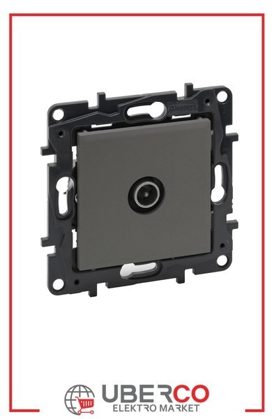 LEGRAND 768857Legrand TV ve TV/SAT Prizleri - TV prizi, yıldız, 1.5 dB - TitanyumLegrand TV ve TV-SAT Prizleri - TV prizi, yıldız, 1.5 dB{ubercoelektromarket}