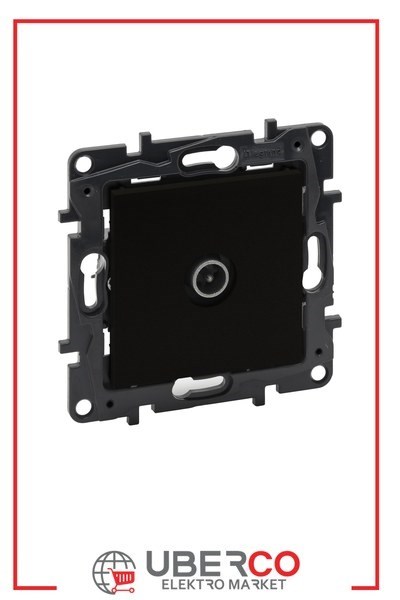 LEGRAND 768626Legrand TV ve TV/SAT Prizleri - TV prizi sonlu 5 dB - SiyahLegrand TV ve TV-SAT Prizleri - TV prizi sonlu 5 dB - Siyah{ubercoelektromarket}