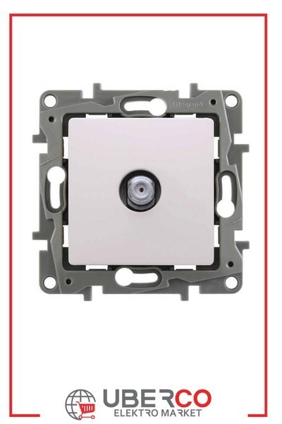 LEGRAND 767125Legrand TV ve TV/SAT Prizleri - TV prizi F tipi - BeyazLegrand TV ve TV-SAT Prizleri - TV prizi F tipi - Beyaz{ubercoelektromarket}