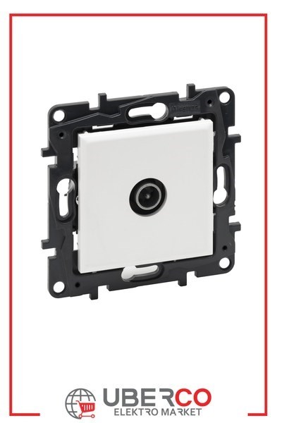 LEGRAND 768126Legrand TV ve TV/SAT Prizleri - TV prizi sonlu 10 dB - Beyaz (7 681 26)Legrand TV ve TV-SAT Prizleri - TV prizi sonlu 10 dB - Beyaz{ubercoelektromarket}