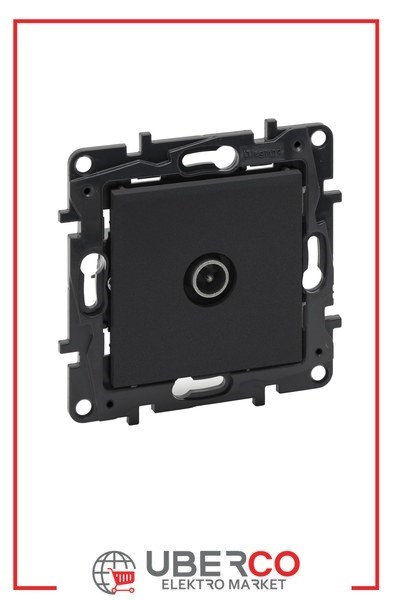 LEGRAND 768326Legrand TV ve TV/SAT Prizleri - TV prizi sonlu 5 dB - FümeLegrand TV ve TV-SAT Prizleri - TV prizi sonlu 5 dB - Füme{ubercoelektromarket}