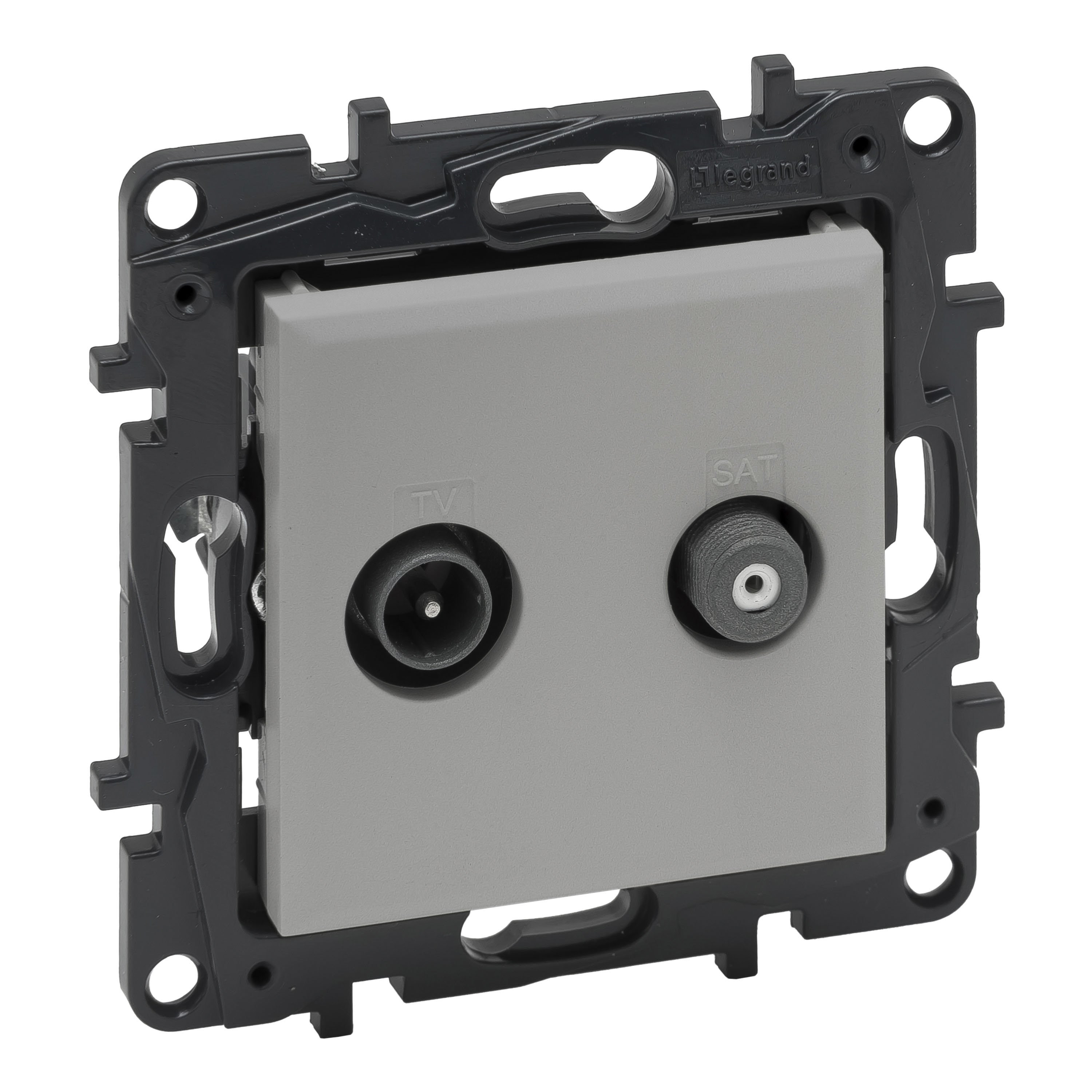 LEGRAND 768227Legrand TV ve TV/SAT Prizleri - TV-SAT geçişli - AlüminyumLegrand TV ve TV-SAT Prizleri - TV-SAT geçişli - Alüminyum{ubercoelektromarket}