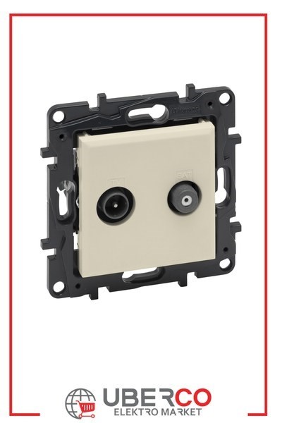 LEGRAND 768428Legrand TV ve TV/SAT Prizleri - TV/SAT prizi, sonlu - KremLegrand TV ve TV-SAT Prizleri - TV-SAT prizi, sonlu - Krem{ubercoelektromarket}