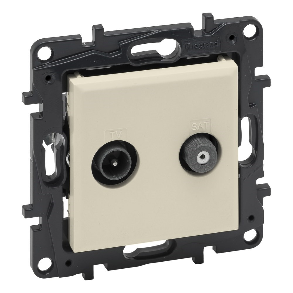 LEGRAND 768428Legrand TV ve TV/SAT Prizleri - TV/SAT prizi, sonlu - KremLegrand TV ve TV-SAT Prizleri - TV-SAT prizi, sonlu - Krem{ubercoelektromarket}