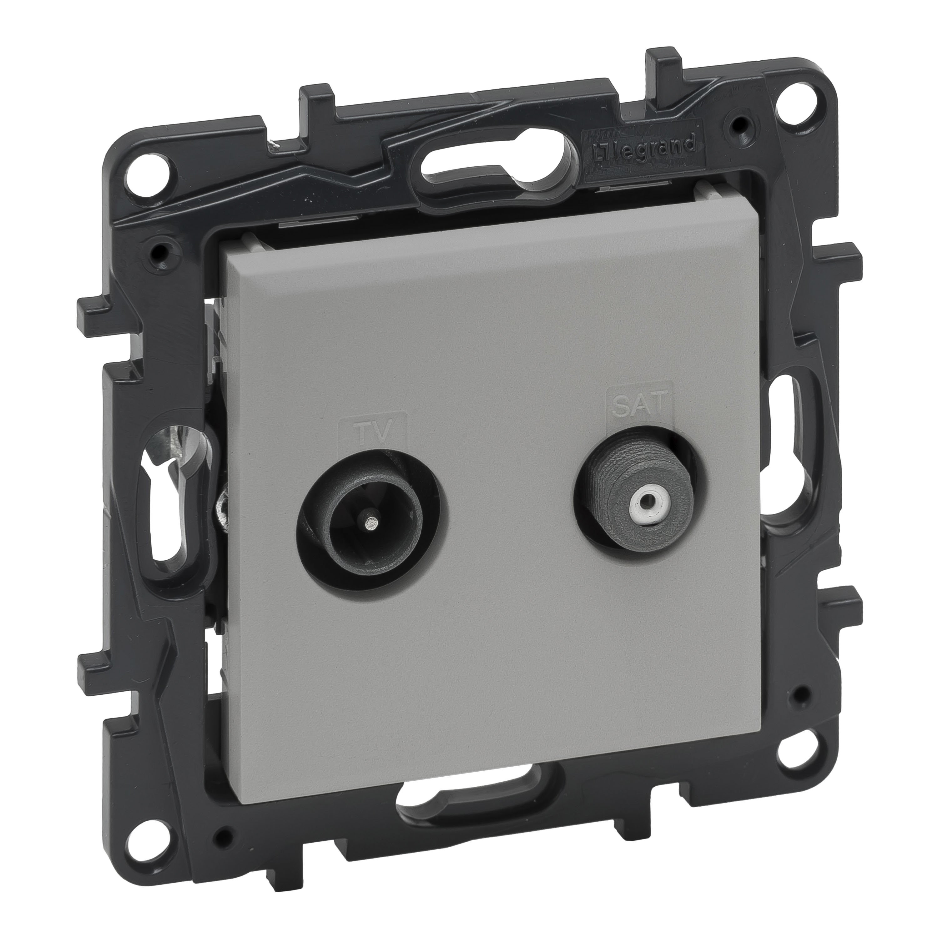 LEGRAND 768228Legrand TV ve TV/SAT Prizleri - TV-SAT sonlu - AlüminyumLegrand TV ve TV-SAT Prizleri - TV-SAT sonlu - Alüminyum{ubercoelektromarket}