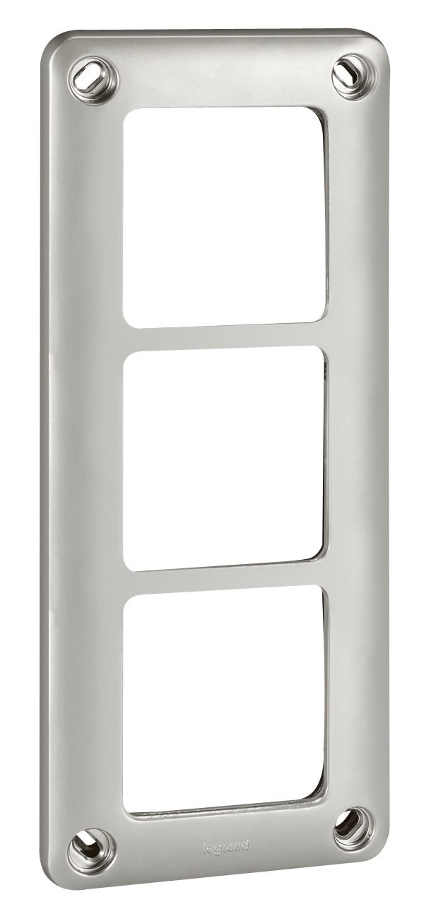 LEGRAND 077853Legrand Soliroc IK10 - IP55 Üçlü Çerçeve 110x252mmLegrand Üçlü, yatay-dikey montaj{ubercoelektromarket}