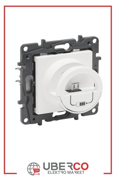 LEGRAND 768196Legrand USB Şarj Prizi - Dock Micro USB+USB şarj prizi, 2400mA - BeyazLegrand USB Şarj Prizi - Dock Micro USB+USB şarj prizi{ubercoelektromarket}