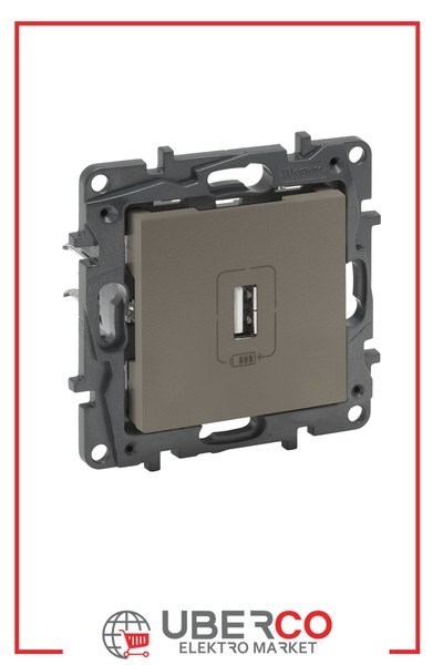 LEGRAND 768597Legrand USB Şarj Prizi - Tekli USB şarj prizi, 1100mA - BronzLegrand USB Şarj Prizi - Tekli USB şarj prizi, 1100mA{ubercoelektromarket}