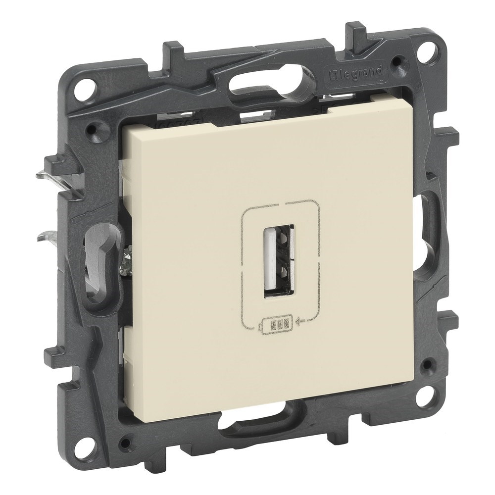 LEGRAND 768497Legrand USB Şarj Prizi - Tekli USB şarj prizi, 1100mA - KremLegrand USB Şarj Prizi - Tekli USB şarj prizi, 1100mA - Krem{ubercoelektromarket}