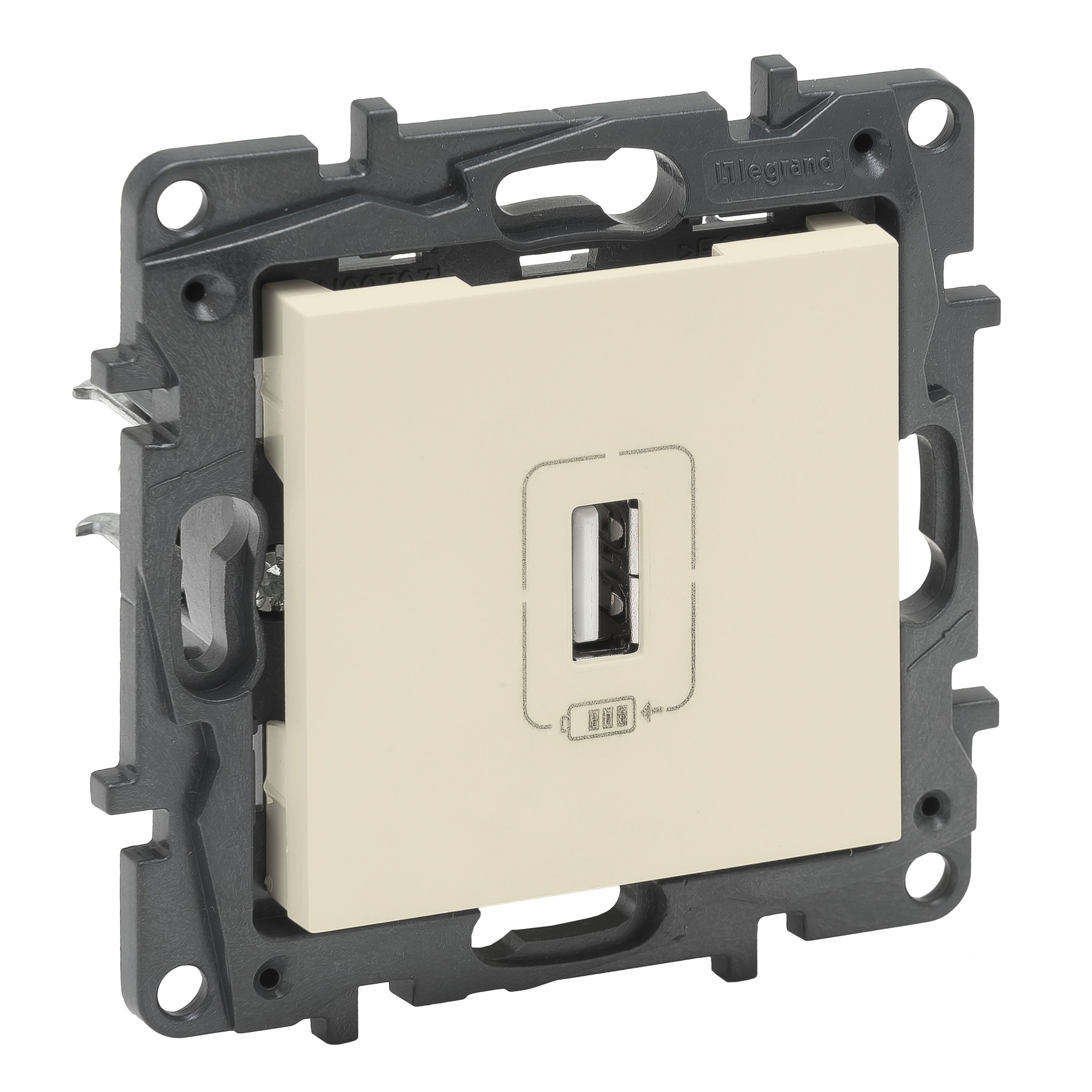 LEGRAND 768497Legrand USB Şarj Prizi - Tekli USB şarj prizi, 1100mA - KremLegrand USB Şarj Prizi - Tekli USB şarj prizi, 1100mA - Krem{ubercoelektromarket}