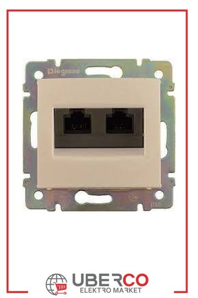 LEGRAND 774131Legrand Valena Cat5e data prizi RJ45 UTP - 2çıkış BejLegrand Valena Cat5e data prizi RJ45 UTP - 2çıkış Bej{ubercoelektromarket}