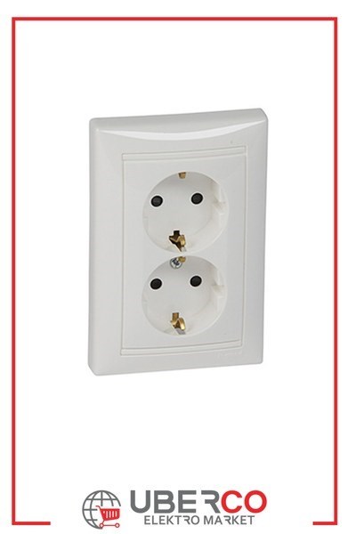 LEGRAND 774427Legrand Valena İkili prizler 16 A - 250 V BeyazLegrand Valena İkili prizler 16 A - 250 V Beyaz{ubercoelektromarket}
