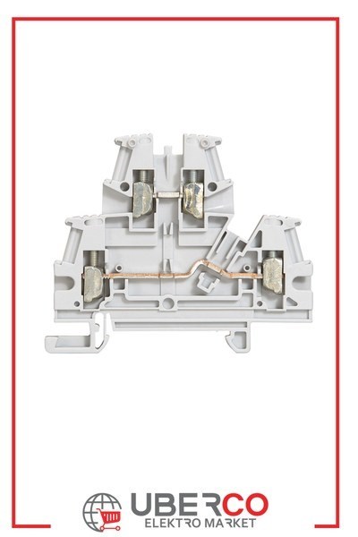 LEGRAND 037168Legrand Viking 3 Klemens - Basit Klemens (vidalı) - 2 katlı klemens - Kesit(mm²) 4 - Adım(mm) 6Legrand Viking 3 Klemens - Basit Klemens (vidalı) - 2 katlı{ubercoelektromarket}