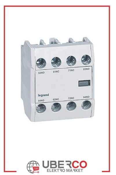 LEGRAND 416855Legrand Yardımcı Kontak - Öne montaj 2NK+2NA - CTX3 40-135 A (AC1)Legrand Yardımcı Kontak - Öne montaj 2NK+2NA - CTX3 40-135 A{ubercoelektromarket}
