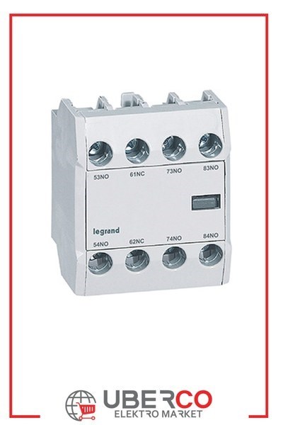 LEGRAND 416854Legrand Yardımcı Kontak - Öne montaj 3NA+1NK - CTX3 40-135 A (AC1)Legrand Yardımcı Kontak - Öne montaj 3NA+1NK - CTX3 40-135 A{ubercoelektromarket}