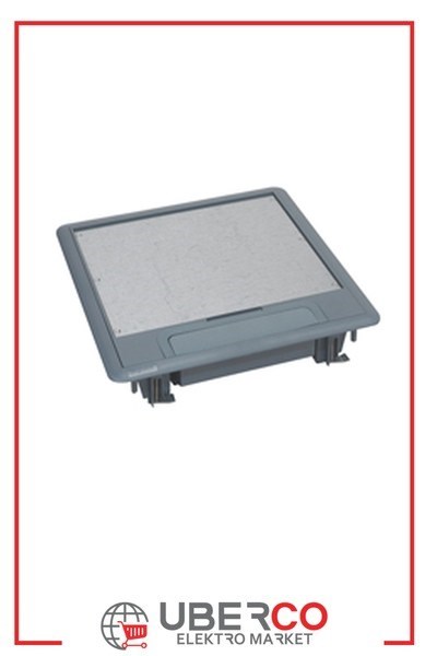 LEGRAND 088070Legrand Yüksekliği Azaltılmış Olan Döşeme Altı Buat (50mm) - Donatılabilir, Halı İçin Kapaklı - RAL 7031Legrand Yüksekliği Azaltılmış Olan Döşeme Altı Buat (50mm){ubercoelektromarket}