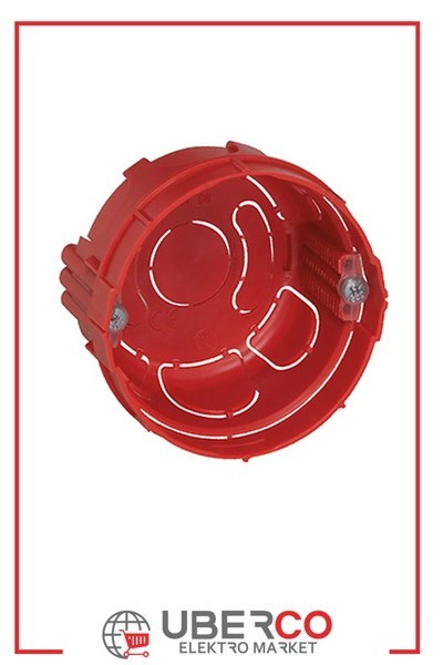 LEGRAND 080108Legrand Batibox Yuvarlak tekli buat Derinlik:40mm VidalıLegrand Yuvarlak Buatlar - Vidalı{ubercoelektromarket}