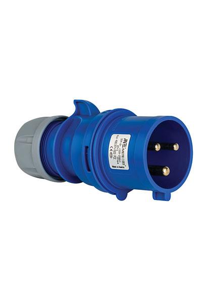 Mete Enerji 406107V 3x32A 2P+E 6h/50-60Hz 220-240V IP44 CEE Norm Düz Fiş