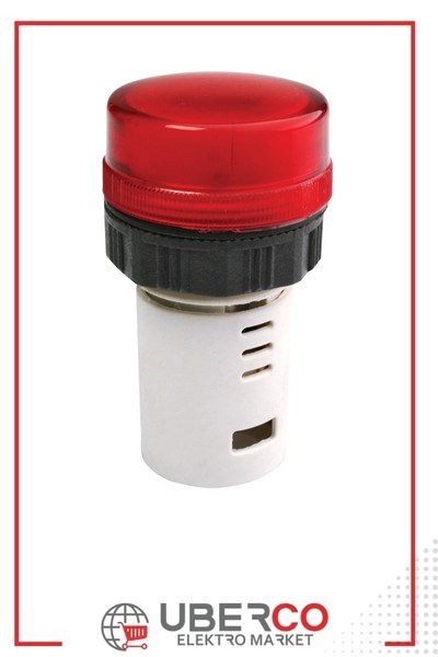 010 090 010004Mutlusan 22 MM Sinyal Armatürü Ledli - 220V - BeyazMutlusan 22 MM Sinyal Armatürü Ledli - 220V - Beyaz{ubercoelektromarket}